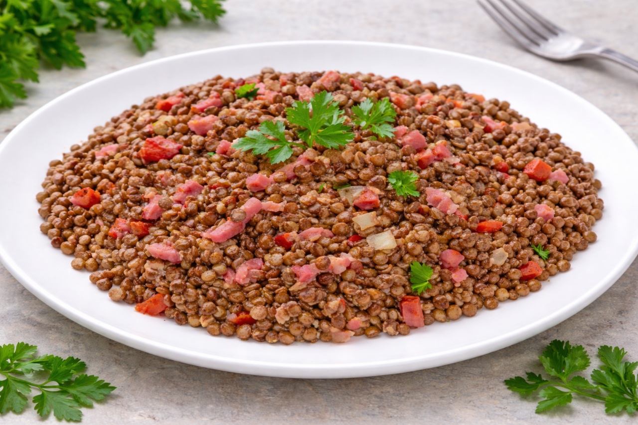Image de la recette Salade de lentilles