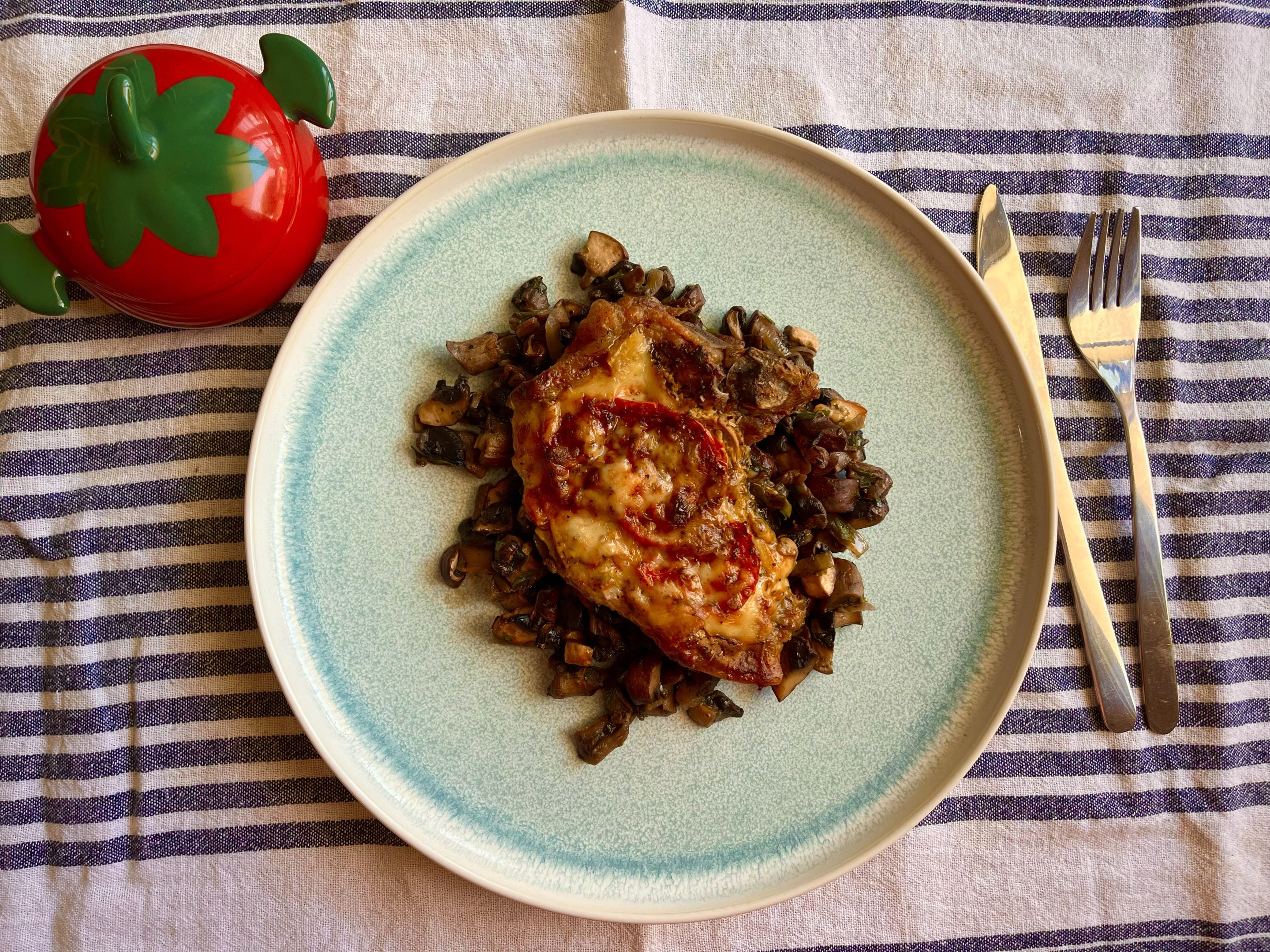 Image de la recette Côtes de porc à la Sicilienne