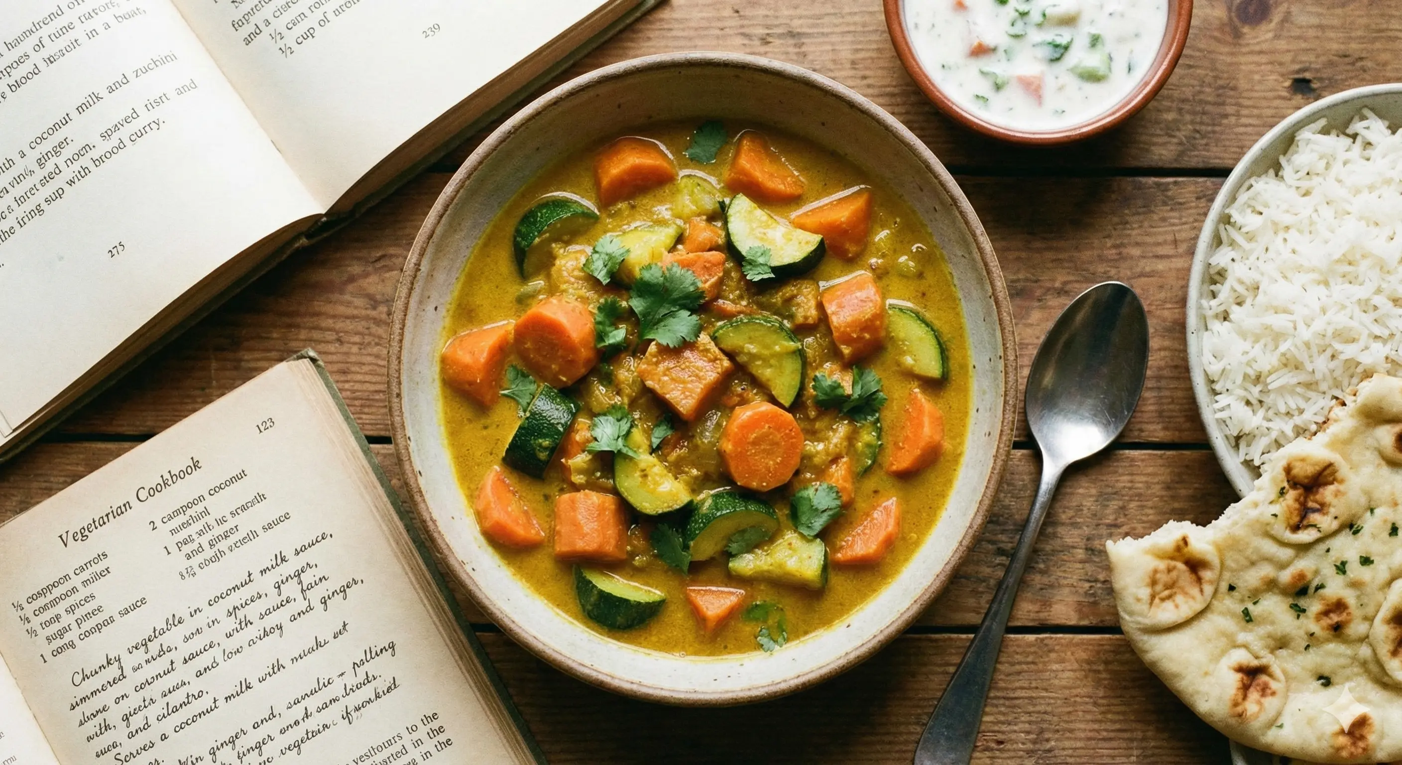 Image de la recette Curry de légumes à la crème de coco