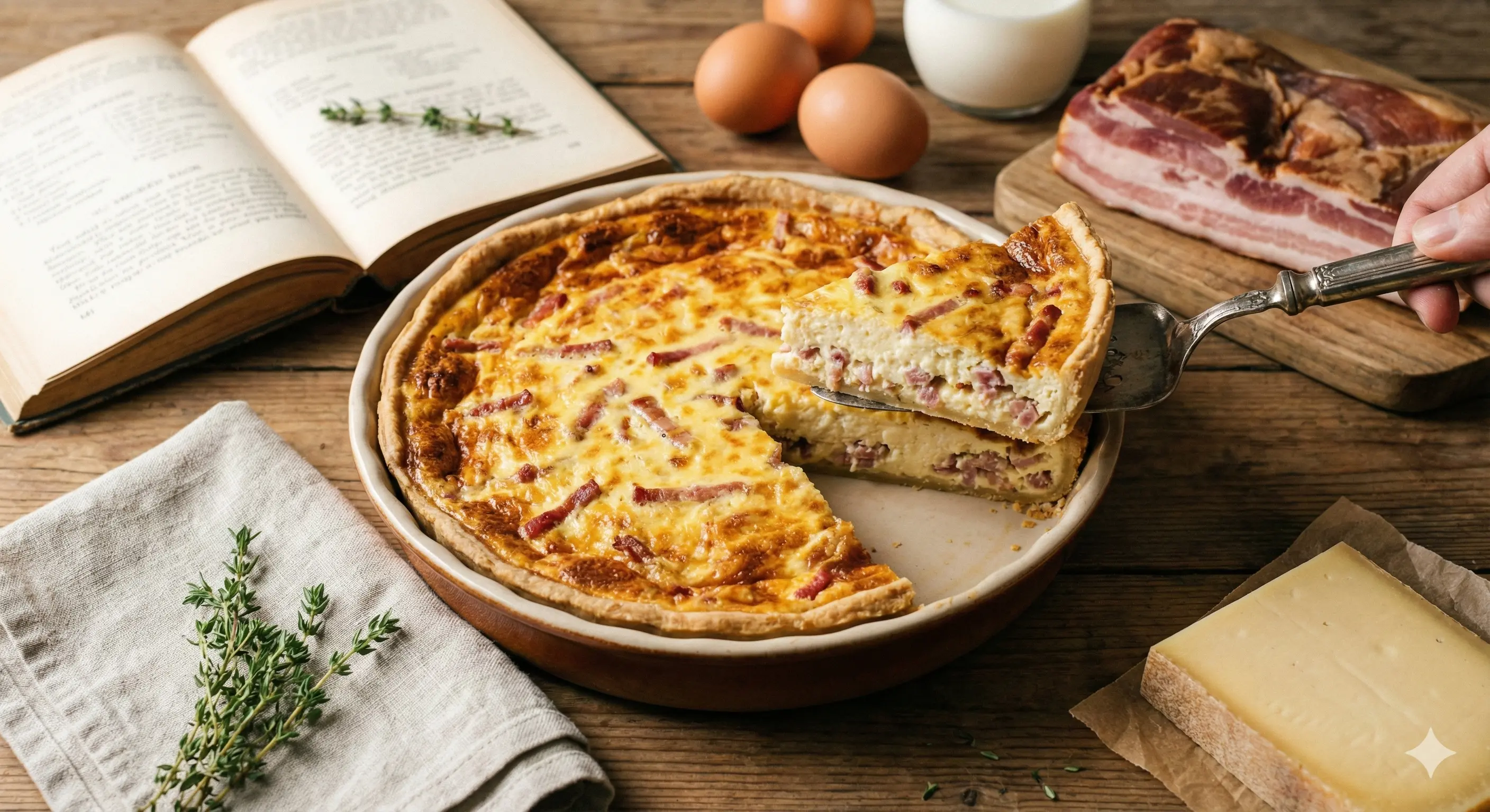Image de la recette Quiche Lorraine maison