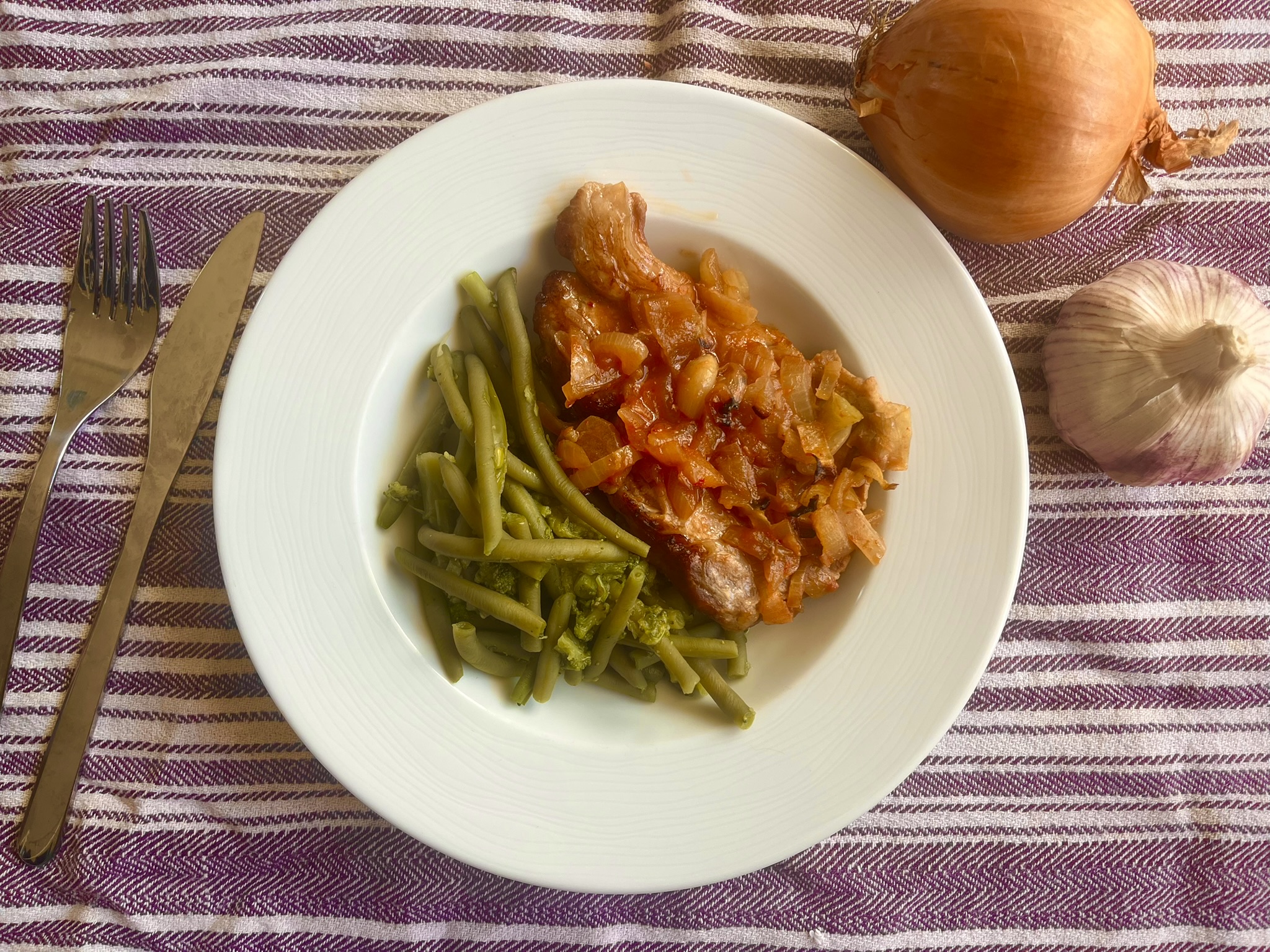 Image de la recette Côtes de porc marinade piquante